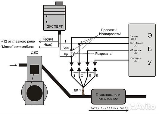 Электронный корректор сигнала дитчика O2