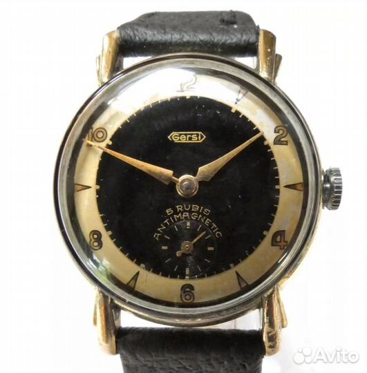 Часы Gersi Германия, 1940х, трофейные