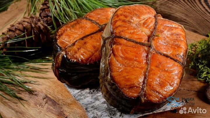 Стейки Форели горячего копчения