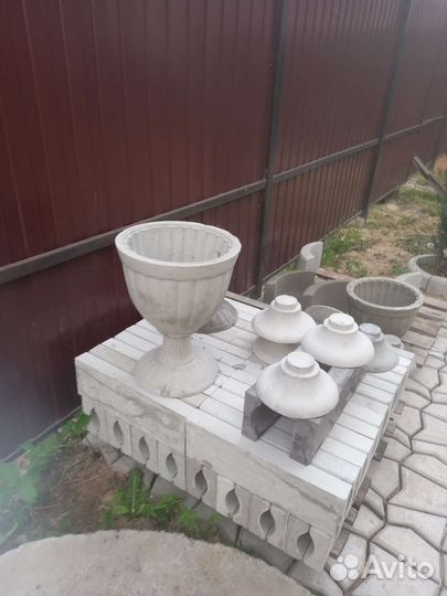 Вазоны, бордюры, водостоки