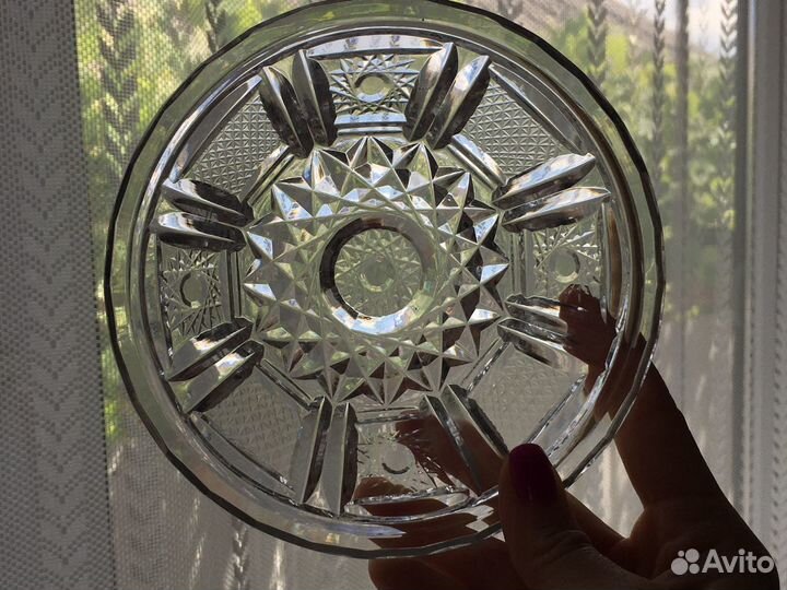 Салатники хрустальные