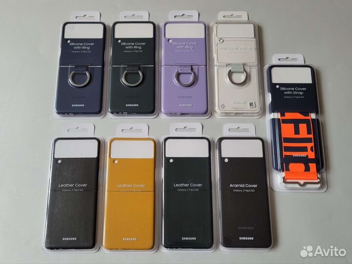 Чехлы на Samsung Z Flip 3 оригинал новые