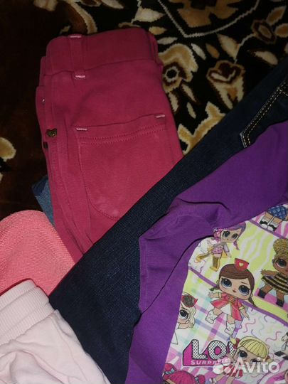 Детские вещи пакетом для девочки 110