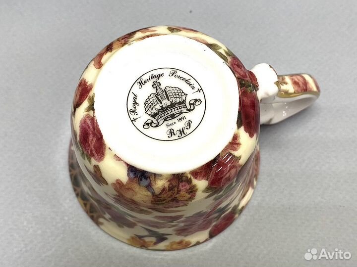 Набор чайных пар Royal Heritage Porcelain фарфор