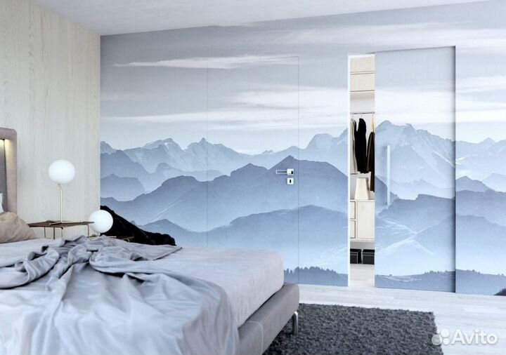 Скрытые двери под отделку