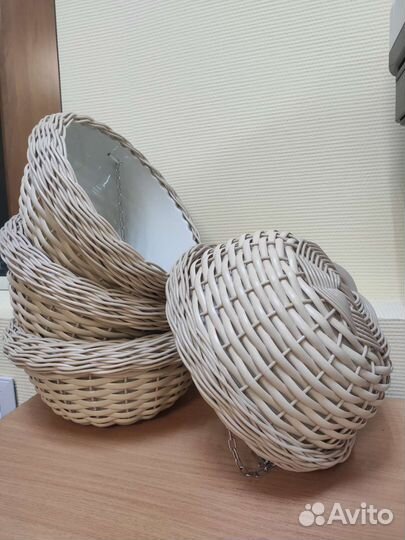 Подвесное кашпо 5 л. Ротанг