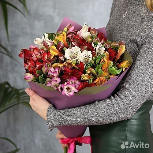 Букет альстромерий цветы