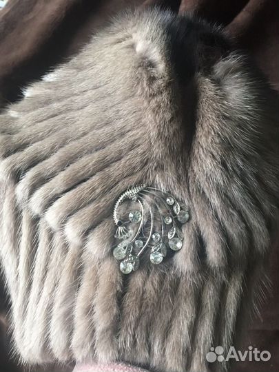 Шапка норковая женская