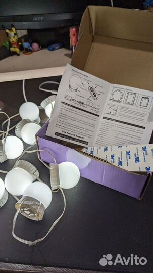 Лампочки для подвески на зеркало