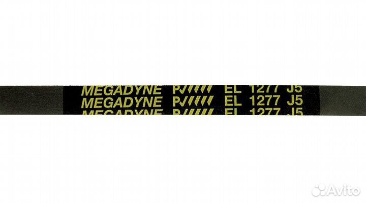 Ремень EL 1277 J5 стиральной машины, (черный)