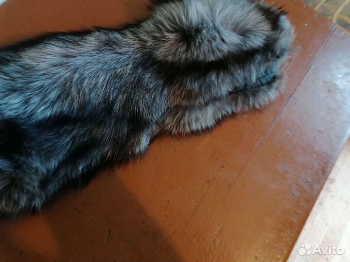 Мех. Воротник из чернобурки
