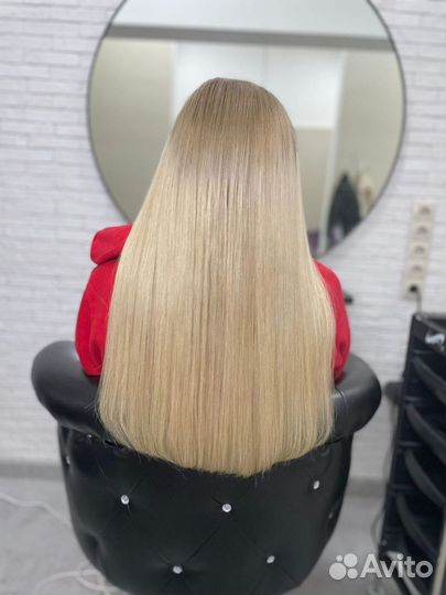 Наращивание волос, окрашивание