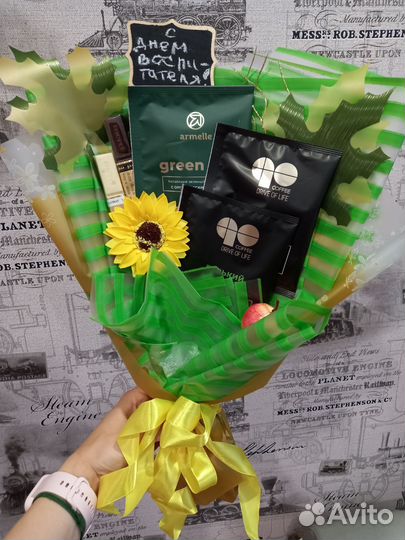 Букет из чая и кофе