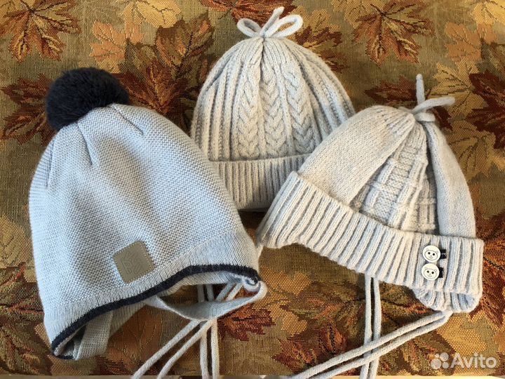 Шапочки для новорожденных