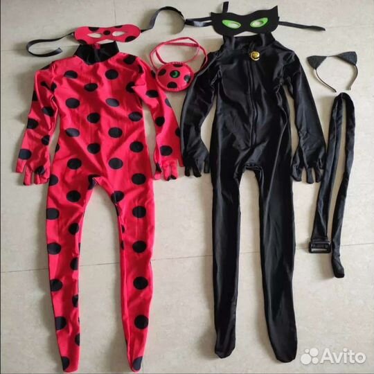 Костюмы Леди Баг и Супер Кот, комплект 2 набора