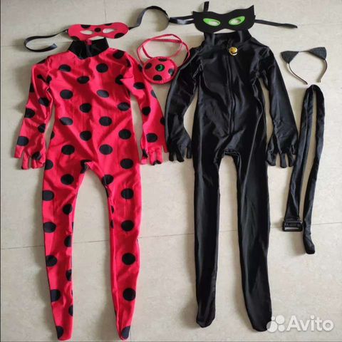 Костюмы Леди Баг и Супер Кот, комплект 2 набора