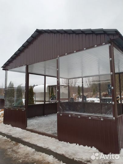 Гибкие окна морозостойкие