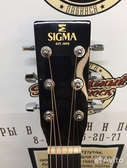 Гитара Sigma 000MC-1E-BK