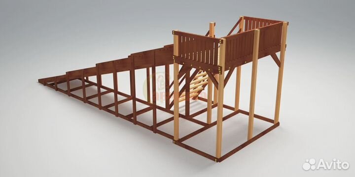 Зимняя горка Савушка Зима 6