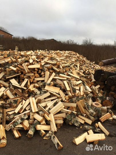 Дрова березовые колотые