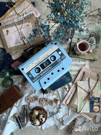 Блокнот ручной работы аудикассета