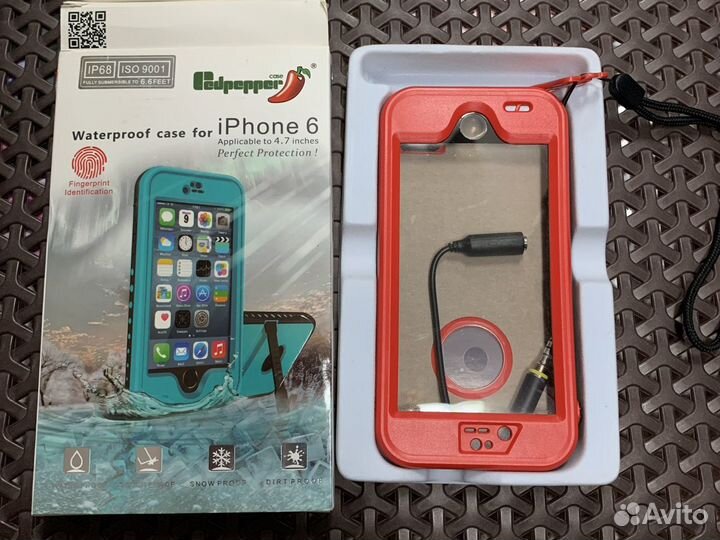 Стекло и чехол для iPhone 6