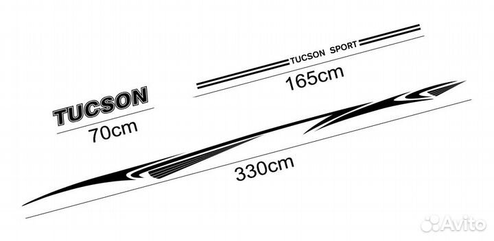 Наклейка (карбон) на автомобиль Hyundai tucson