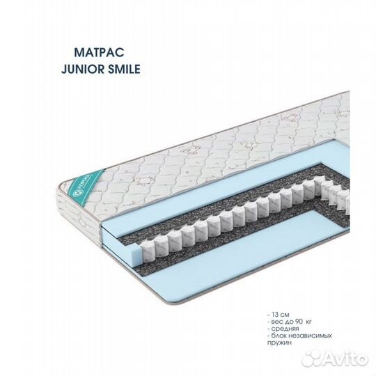 Детский матрас ортопед в налич 80*160