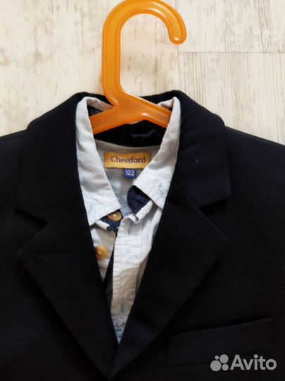 Школьный костюм + 5 рубашек (мальчик) р. 122-128