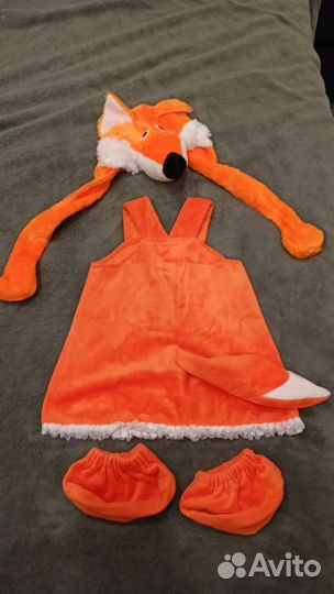 Новогодний костюм лисичка 92