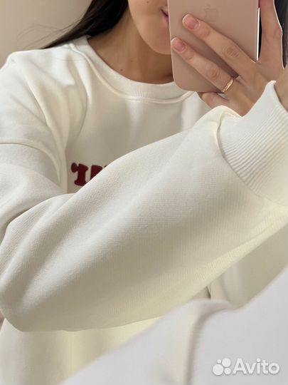 Свитшоты утепленный женский стандартный размер