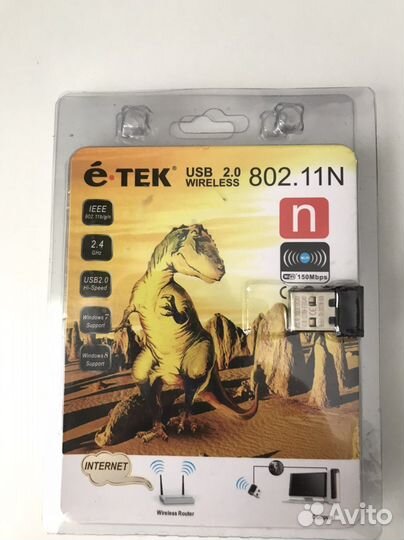Etek usb 2.0 адаптер wifi