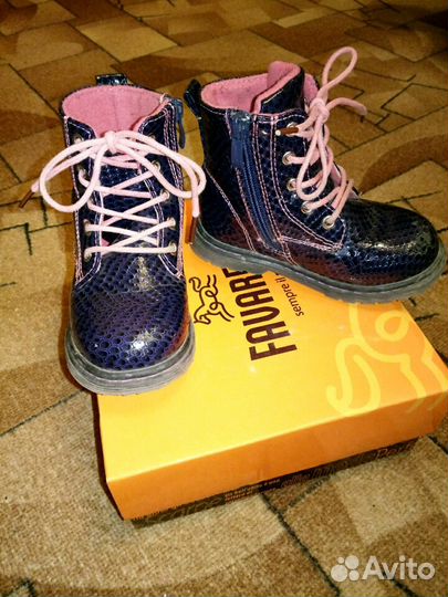 Ботинки для девочки, р. 24