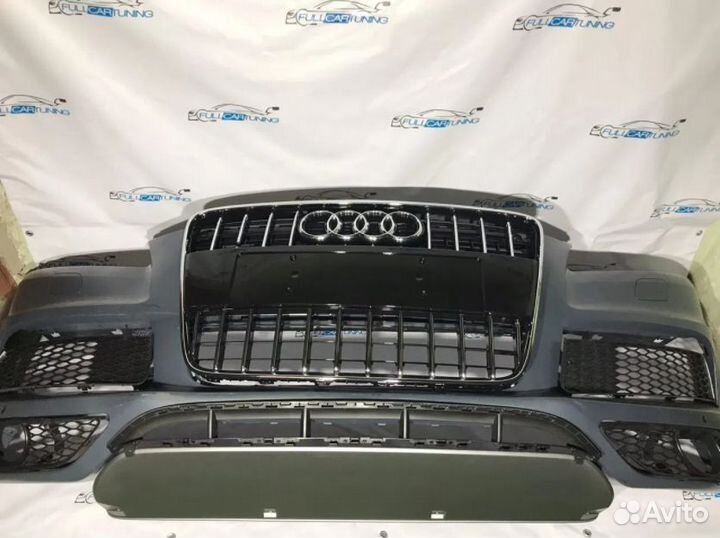 Бампер передний Audi Q7 2009-2015 S-line в сборе