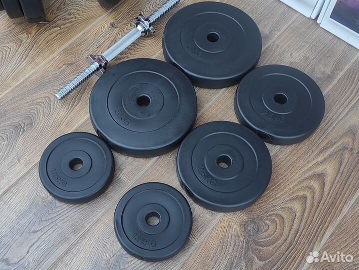 Гантели 40кг (20+20) Новые разборные