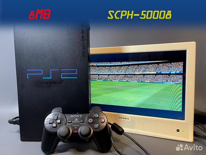 PS2 FAT 8MB + игра лицензия