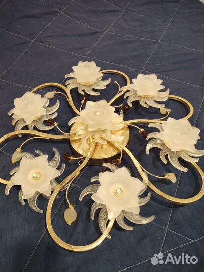 Люстра с пультом, семь режимов подсветки