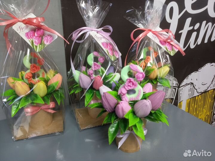 Букет из мыла