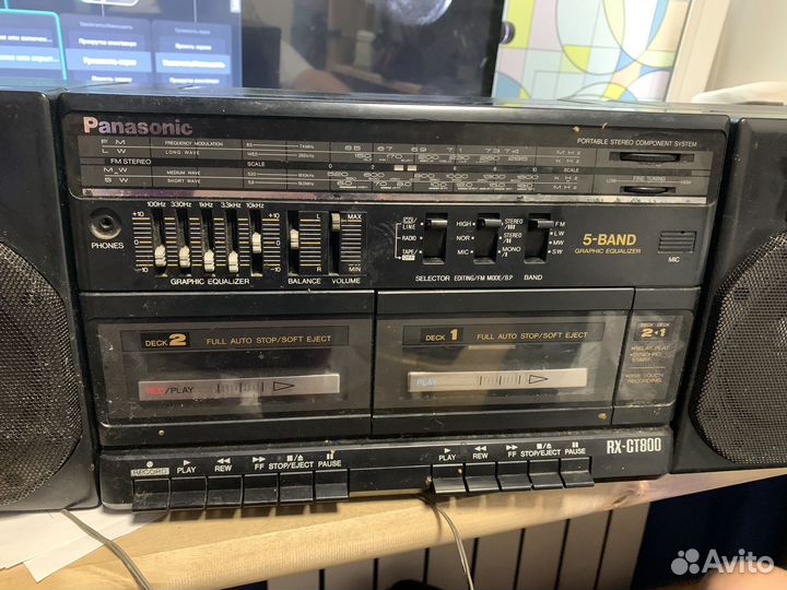 Магнитофон panasonic