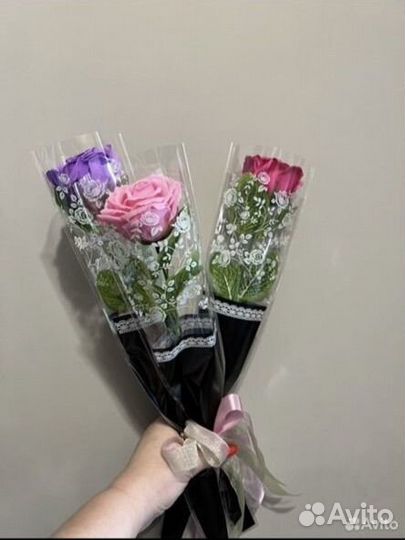 Роза из мыла Подарок к 8 марта