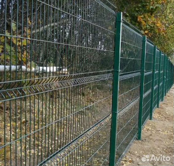 3Д забор, 3D забор с установкой