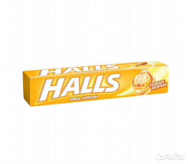 Леденцы Halls Мёд-Лимон (опт)