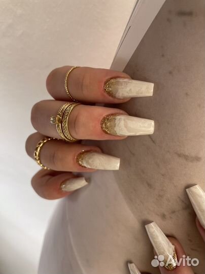 Маникюр покрытие гель лаком наращивание