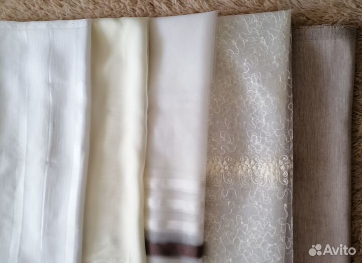 Тюль, вуаль остатки