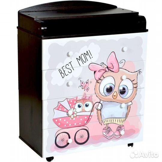 Комод пеленальный Lilu 6 Best Mom