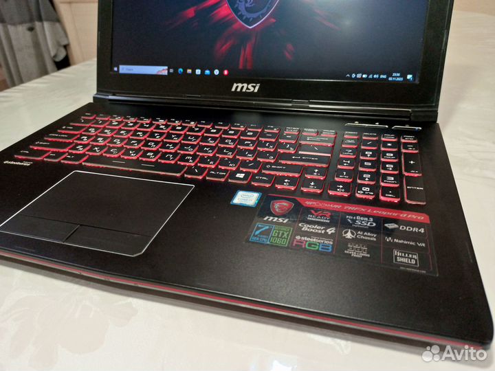Игровой MSI leopard core i7 + GTX 1060 6 GB