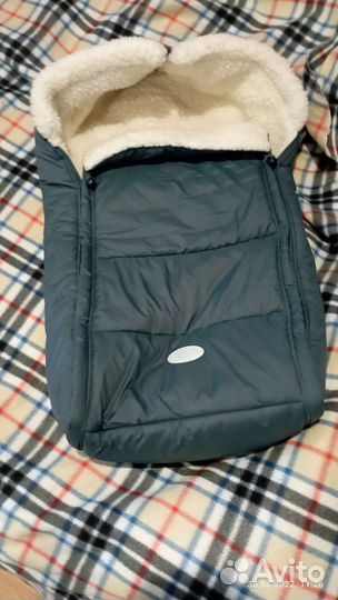 Зимний конверт в коляску