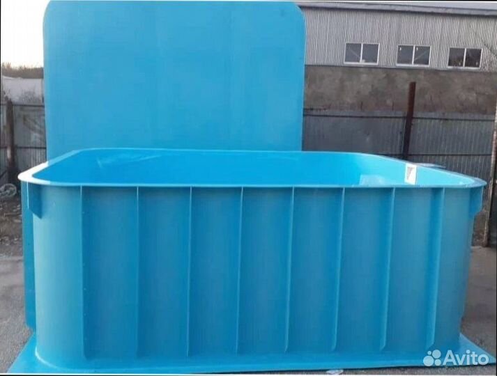 Прямоугольный бассейн пластиковый от производителя