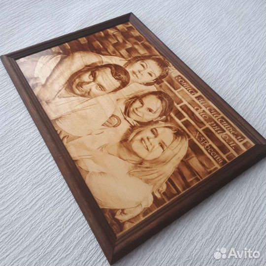 Выжигание портретов по фото