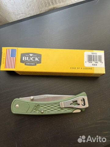 Охотничий нож buck Slim Knife Select, green, США